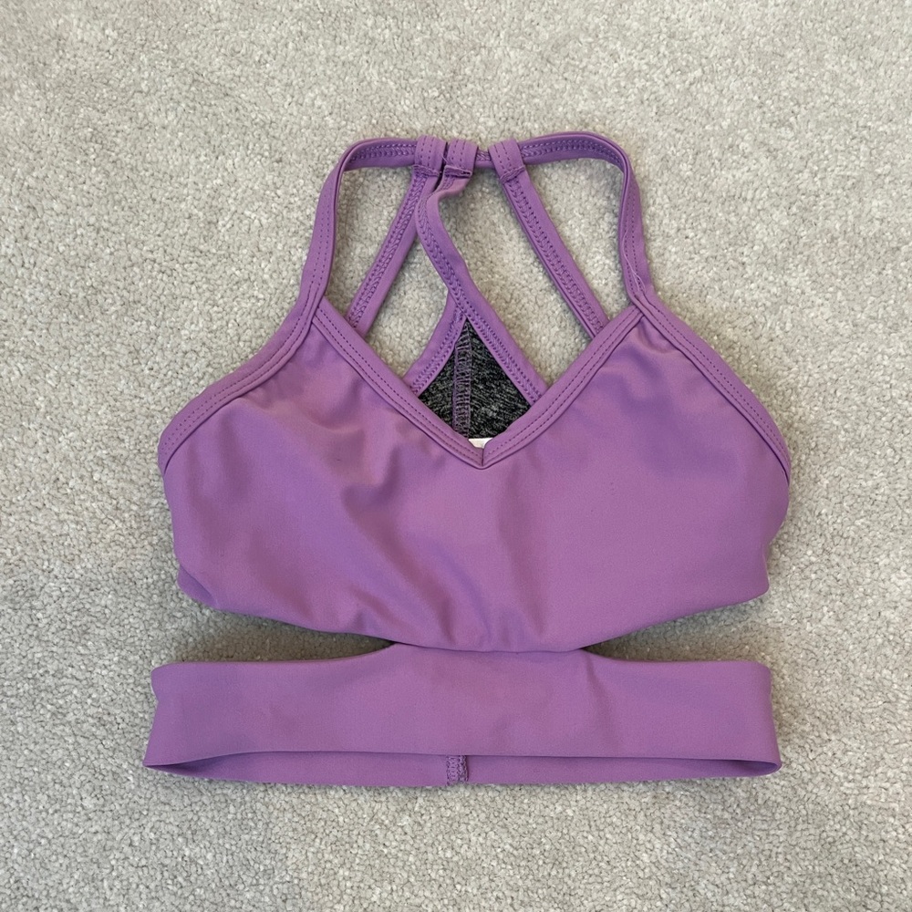 Five dancewear purple top!